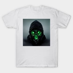 Hooded Green Mask T-Shirt